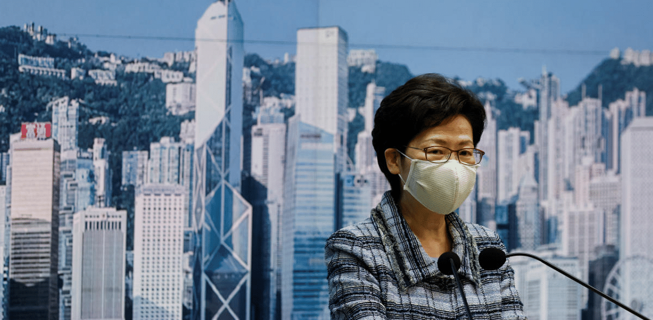 Hong Kong's Chief Executive Carrie Lam. Credit: Reuters Photo
