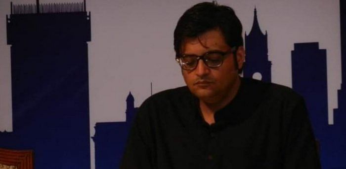 Arnab Goswami, Editor-in-Chief of Republic TV. Credit: Twitter/@A4ArnabGoswami