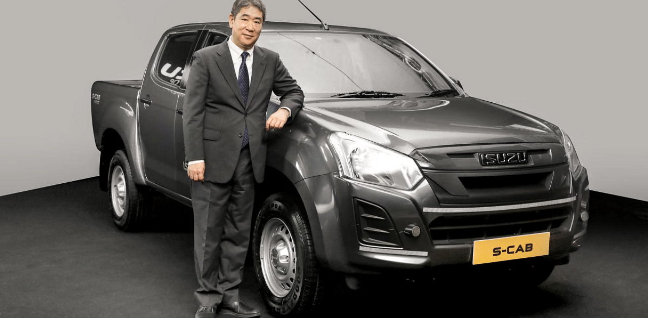 Isuzu Motors India have launched the BS6-compliant versions of their D-Max and S-Cab commercial vehicles in the Indian market. Credit: PTI Photo