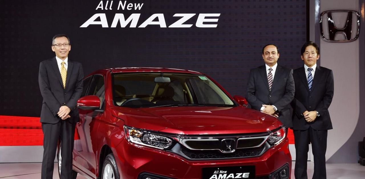 The Amaze S Grade is one of the highest-selling grades of the model. Representative Photo. Credit: PTI