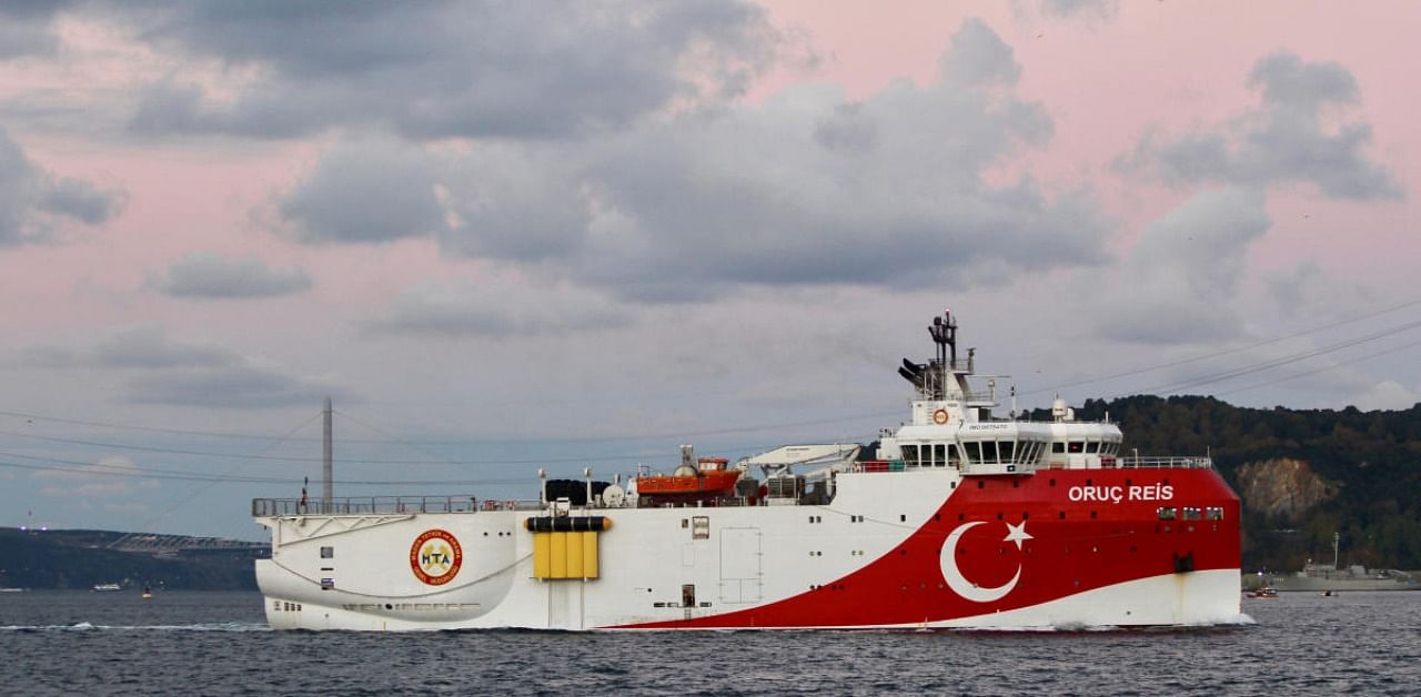 Oruc Reis exploration vessel. Credit: Reuters Photo