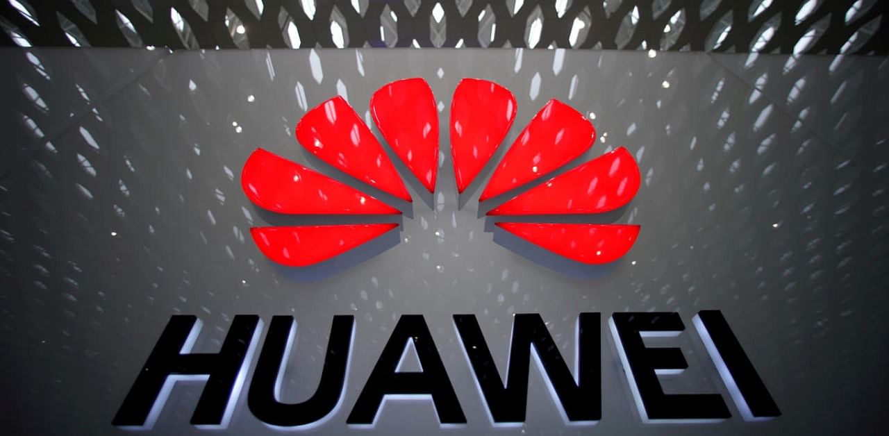  A Huawei company logo. Credit: Reuters