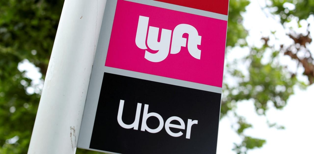 Uber and Lyft argue over status of drivers. Credit: Reuters Photo