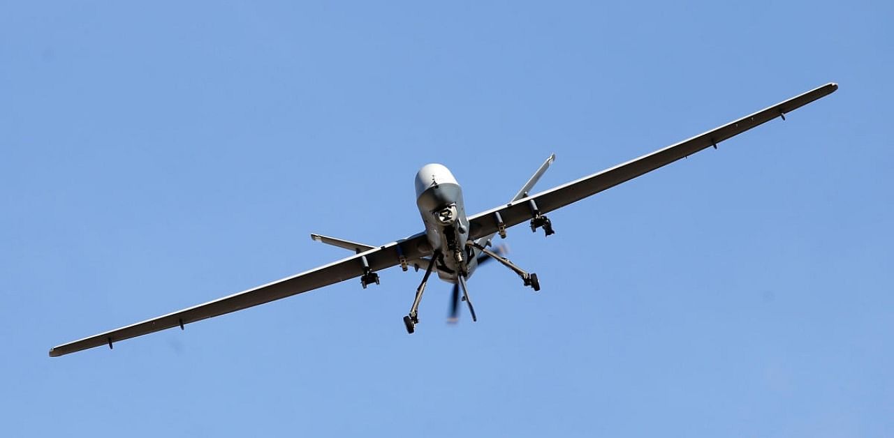 The White House is pushing forward to sell to Taiwan sophisticated military equipment including MQ-9 drones. Credit: AFP