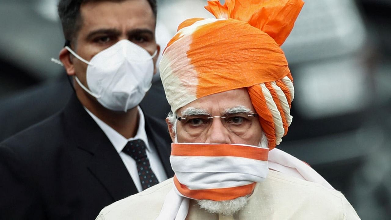 According to the assets declaration posted on the Prime Minister's website, Modi has no liabilities while he had Rs 31,450 in cash. Credit: Reuters/file.
