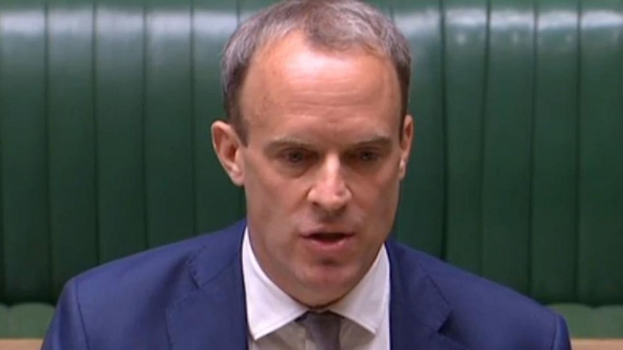 Dominic Raab reiterated the government's belief that a regional approach where the toughest restrictions are imposed only in the areas where infection rates are highest is the best way to slow the spread of the virus and protect the economy. Credit: AFP/UK Parliament.