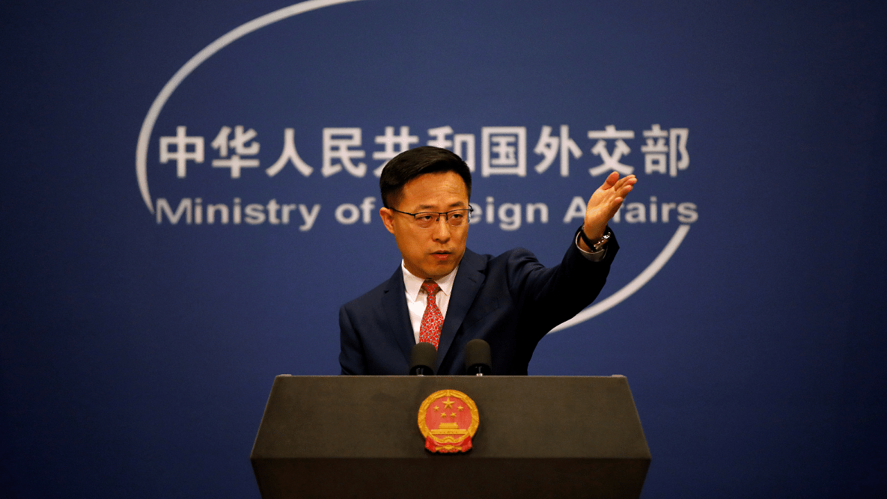 Chinese Foreign Ministry spokesman Zhao Lijian. Credits: Reuters Photo