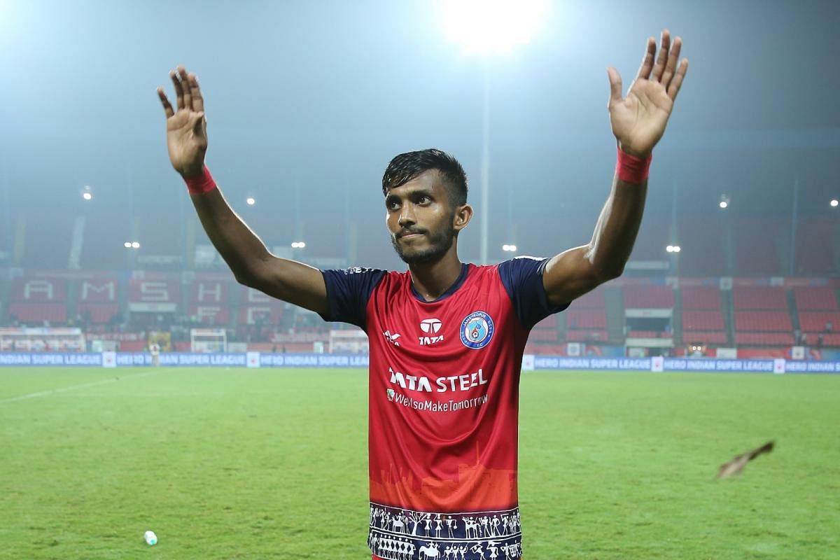 Choudhary plied his trade with Jamshedpur FC for three seasons, making 44 appearances and scoring three goals. Credit: DH