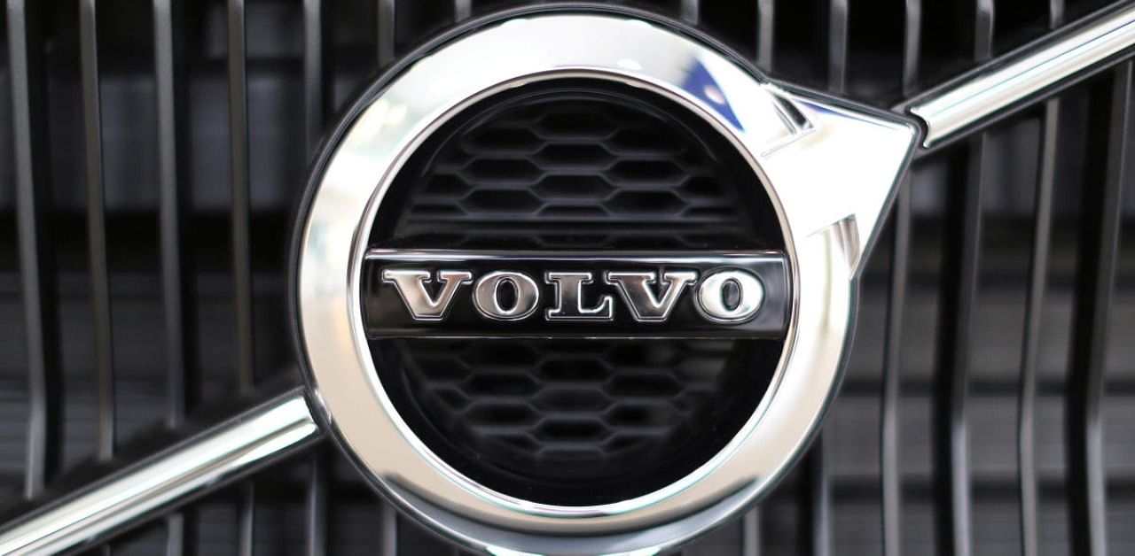 The logo of Volvo. Credit: Reuters