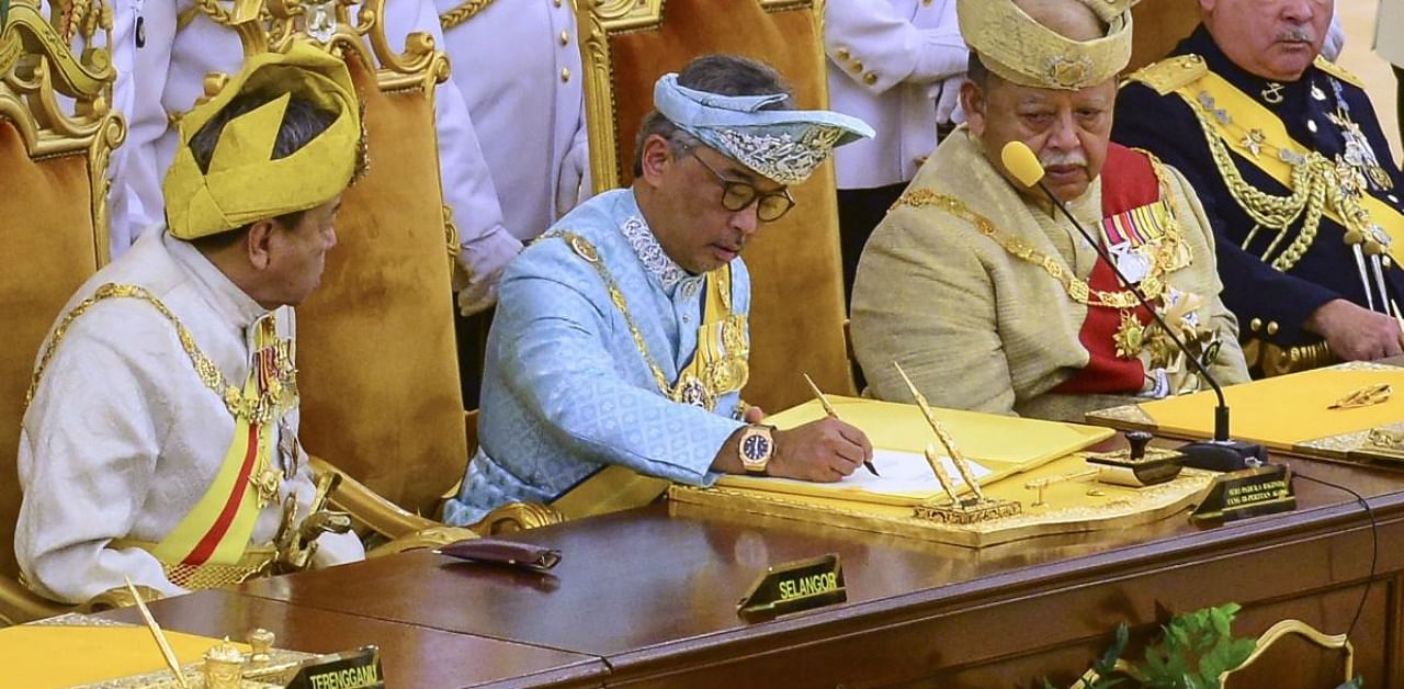 Malaysia King Al-Sultan Abdullah. Credit: AFP Photo
