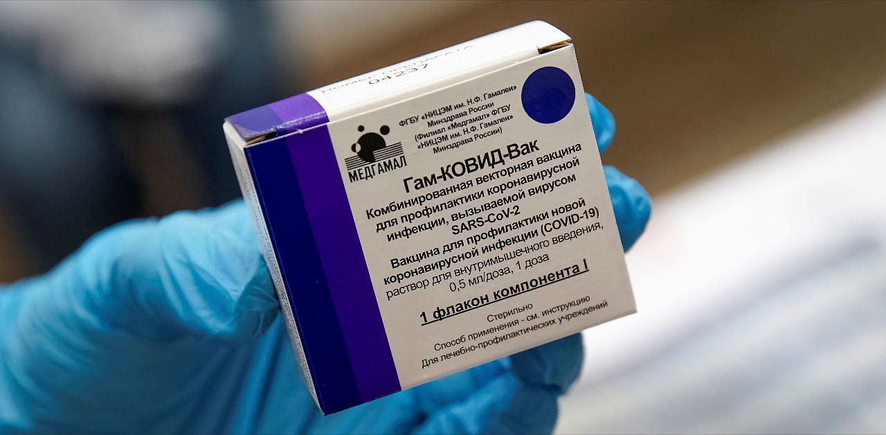Sputnik V Russian coronavirus vaccine. Credit: Reuters Photo