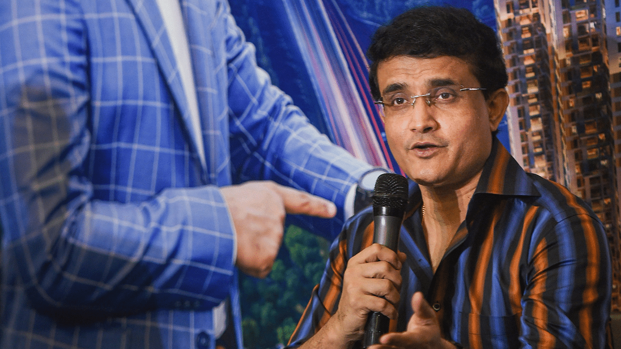 BCCI President, Sourav Ganguly, addresses media. Credits: PTI Photo