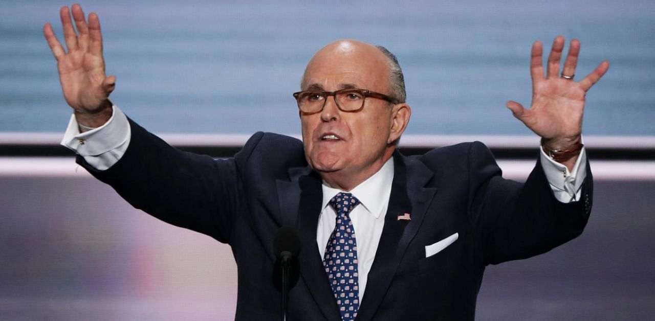 Lawyer Rudy Giuliani. Credit: AFP Photo