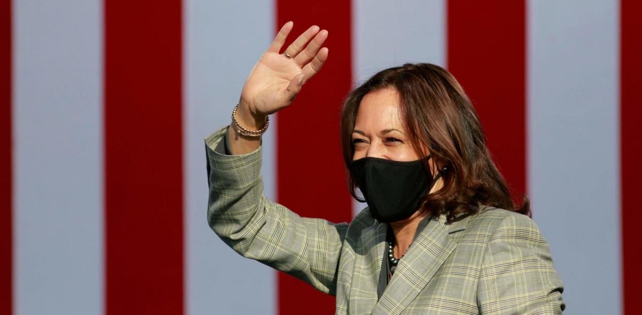 Democratic vice-presidential candidate Kamala Harris. Credit: AFP