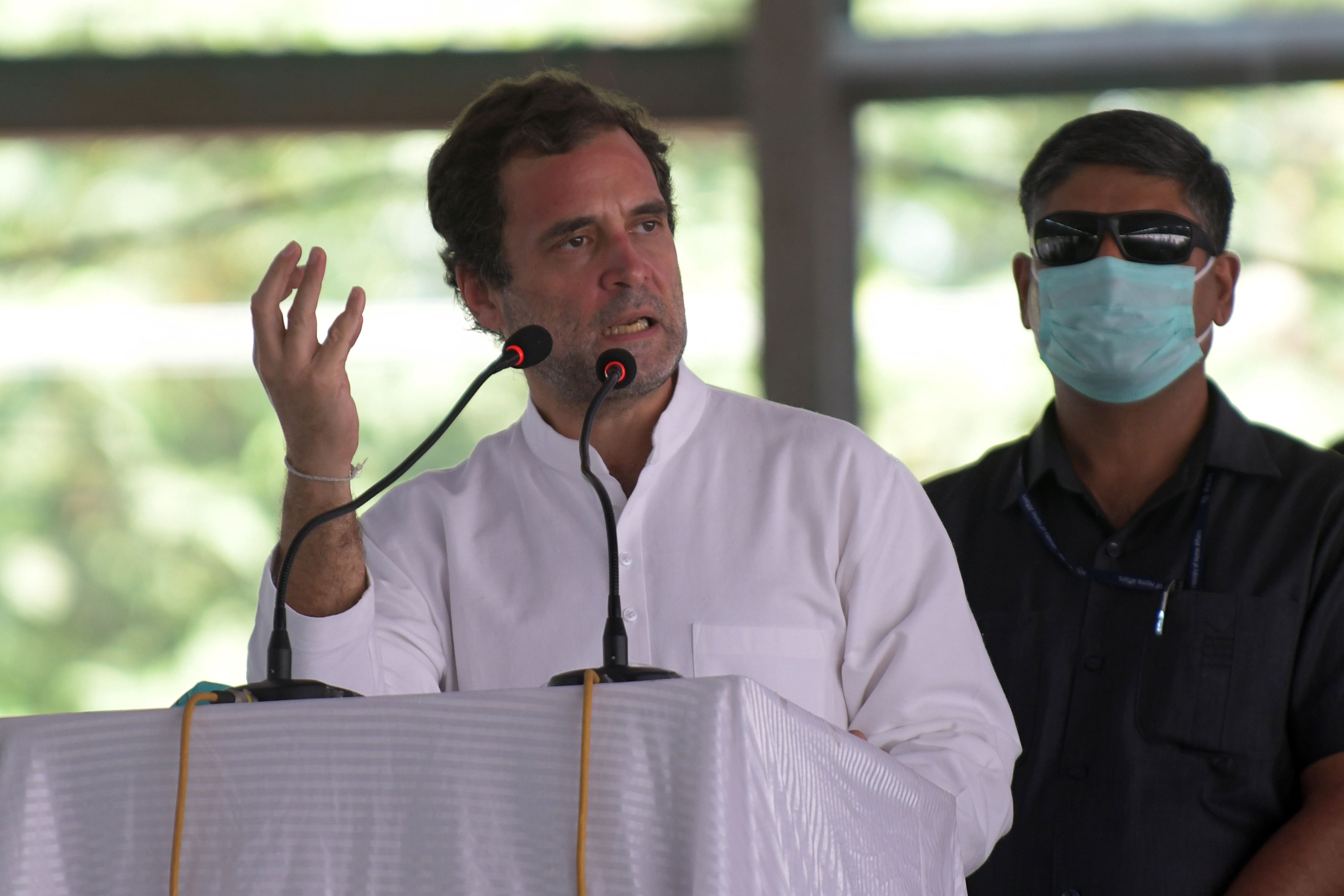 Congress leader and Wayanad MP Rahul Gandhi. Credit: AFP Photo