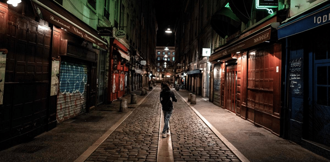  About 20 million people in the Paris region and eight other French cities were facing a 9 pm-6 am curfew from October 17, after cases surged in what has once again become one of Europe's major hotpots. Credit: AFP Photo