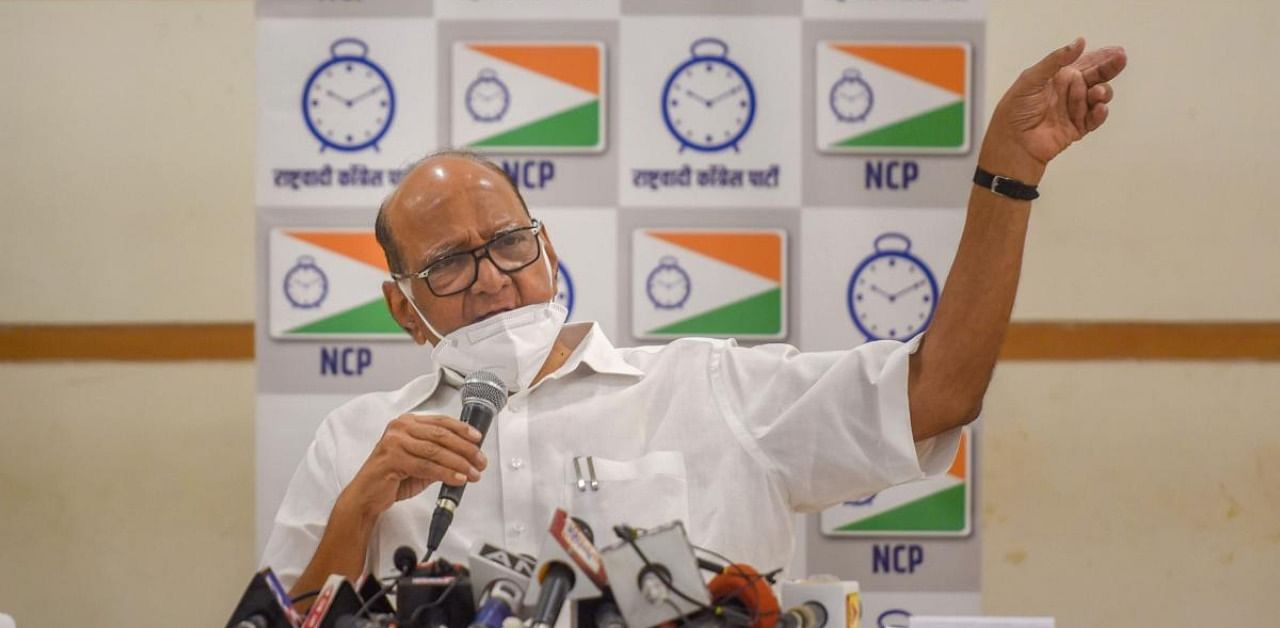 NCP's Sharad Pawar. Credit: PTI Photo