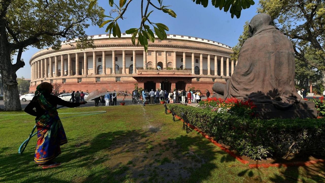 The current Parliament building, which is over 90 years old, will continue to house the famed Parliament library. Credit: PTI/file photo.