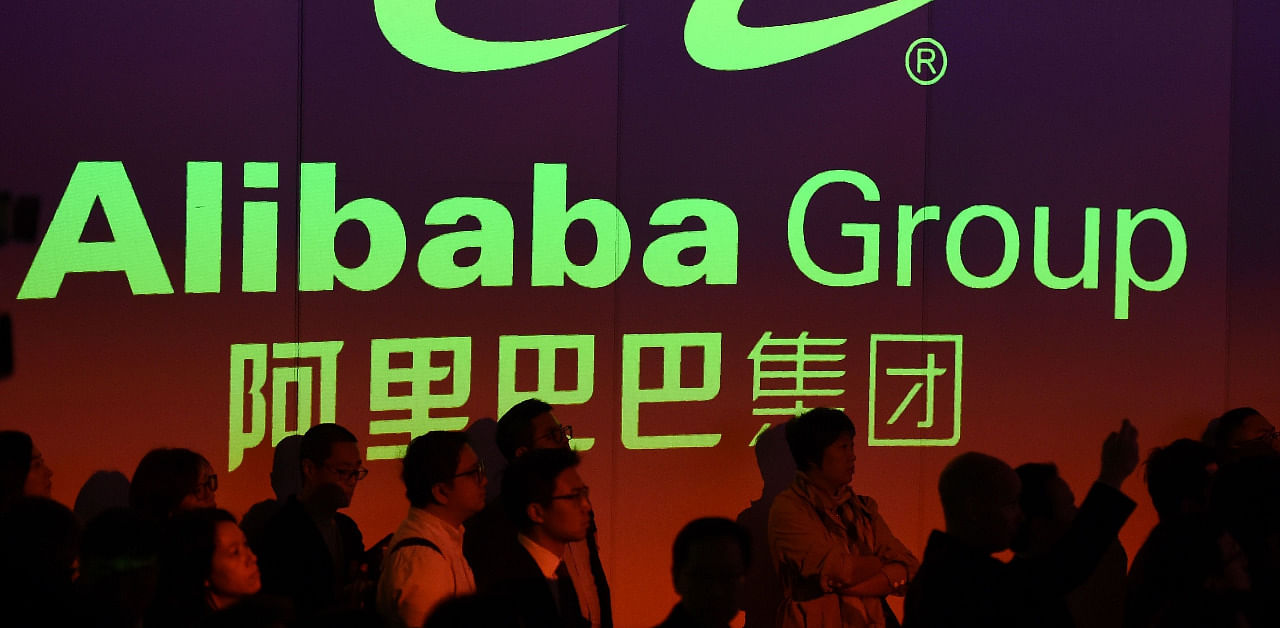 Alibaba group logo. Credit: AFP Photo