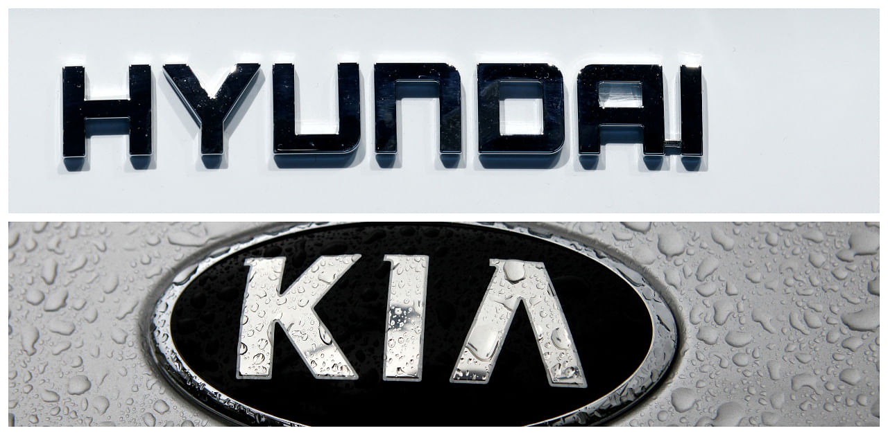 Hyundai and Kia logo. Credit: Reuters Photos