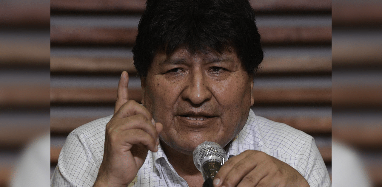 Exiled former president Evo Morales. Credit: AFP Photo
