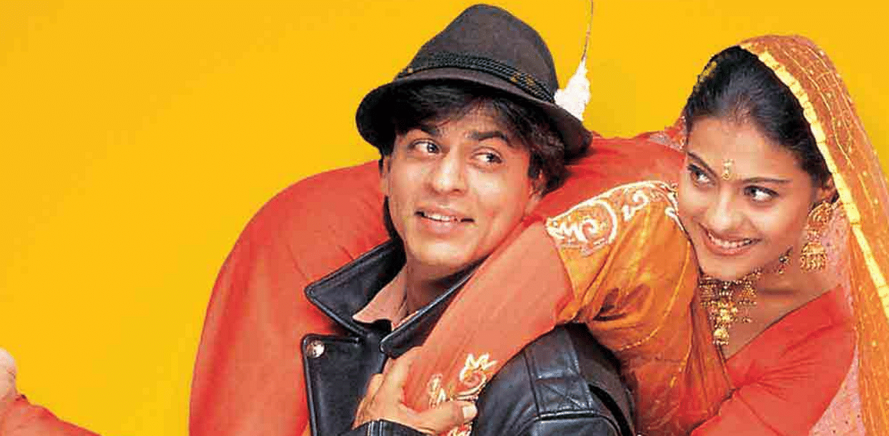SRK, Kajol in 'Dilwale Dulhania Le Jayenge'. Credit: IMDb