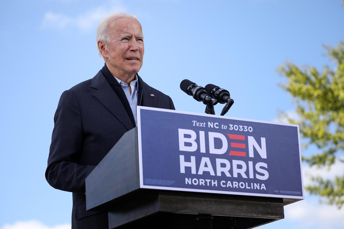 US Democratic presidential candidate Joe Biden. Credit: Reuters Photo