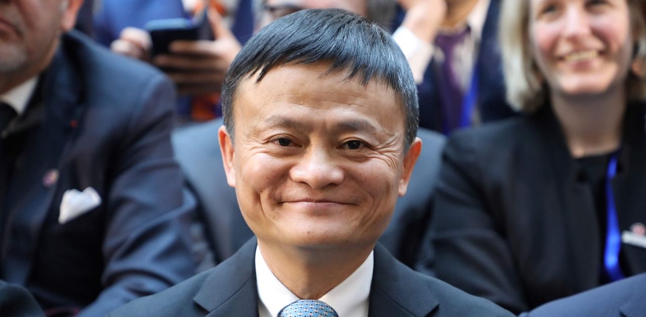 Alibaba's chairman Jack Ma attending the first meeting of the French-Chinese business council in Beijing. Credit: AFP Photo