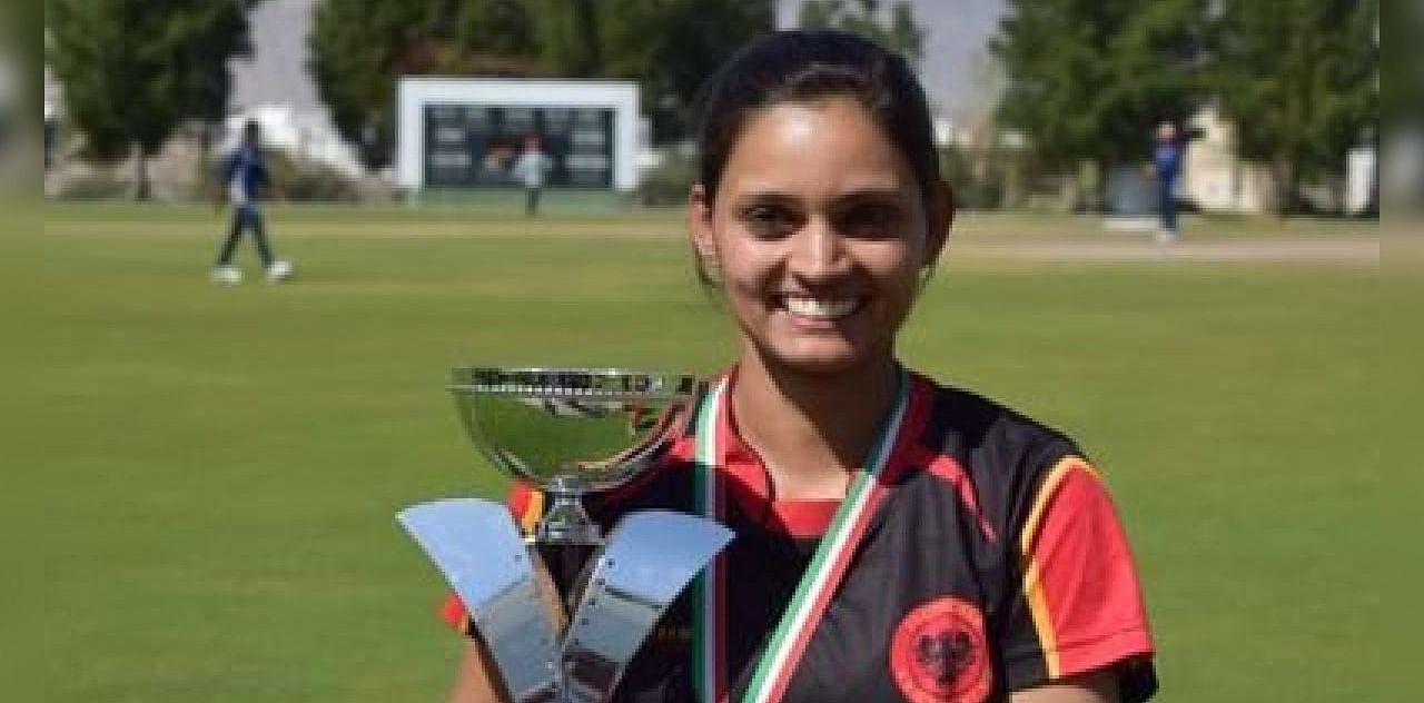 Germany captain Anuradha Doddaballapur became the first in women's T20I to bag four wickets in four balls. 
