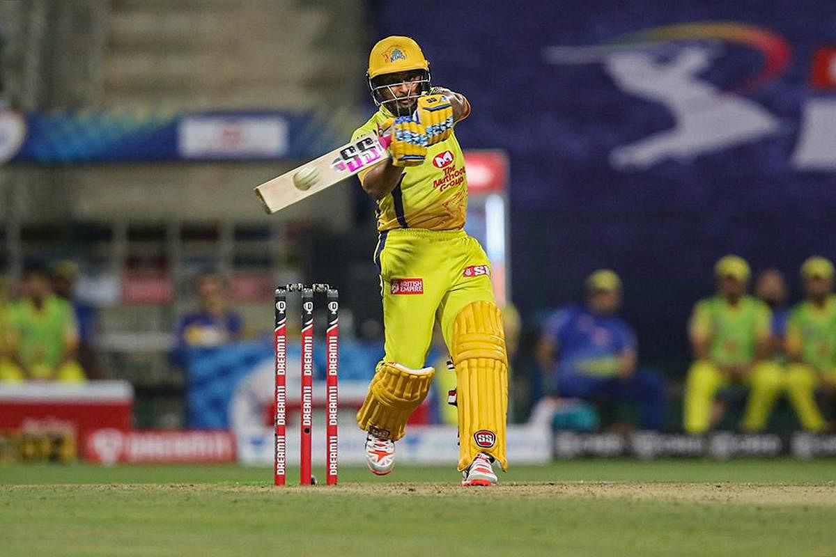 Ambati Rayudu (in picture) and Faf du Plessis struck a half-century each to power Chennai Super Kings home in the IPL opener against Mumbai Indians on Saturday. PTI