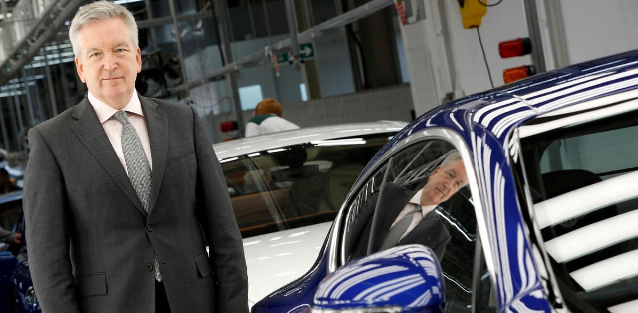Chairman and CEO of Bentley Motors Adrian Hallmark. Credit: Reuters