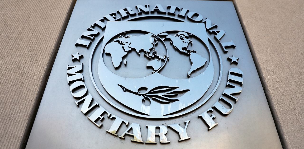 International Monetary Fund logo. Credit: Reuters