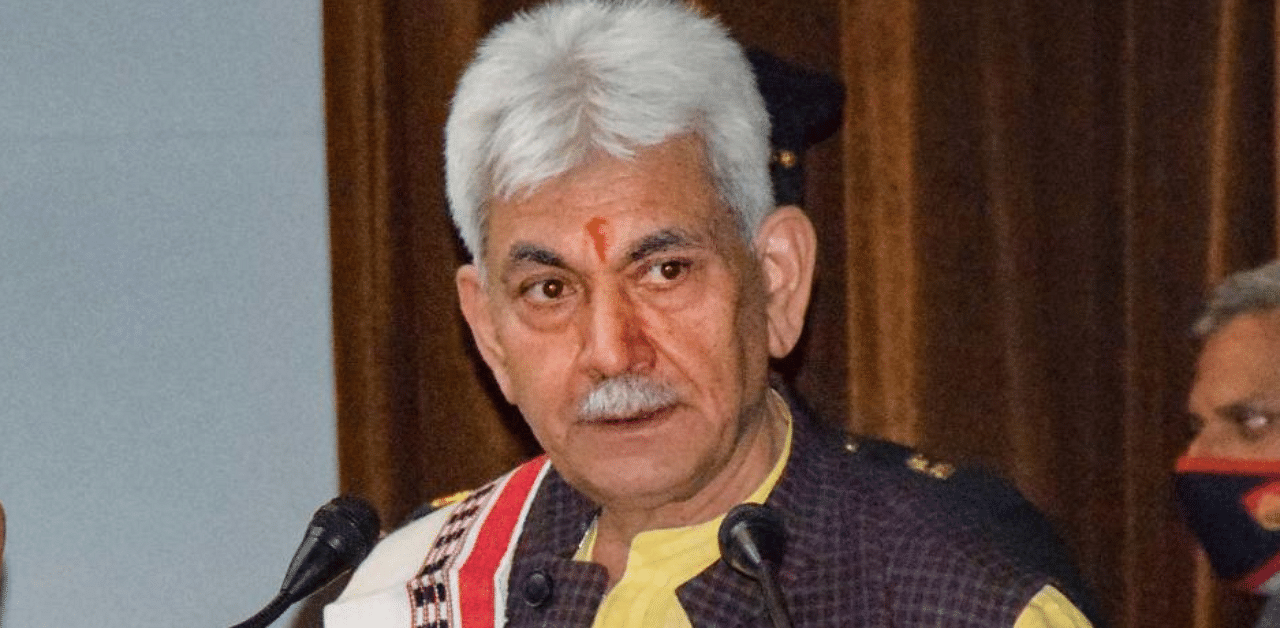 Jammu and Kashmir Lieutenant Governor (L-G) Manoj Sinha. Credit: PTI Photo
