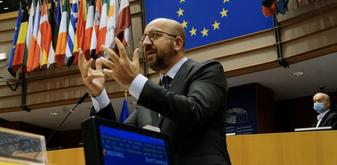 European Council President Charles Michel. Credit: AFP Photo