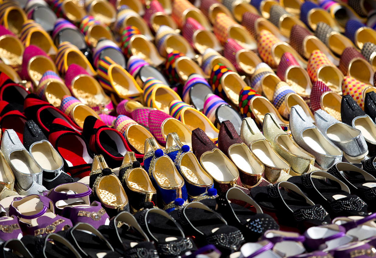 The footwear will be sold on the Khadi and Village Industries Commission (KVIC) portal. Credit: PTI