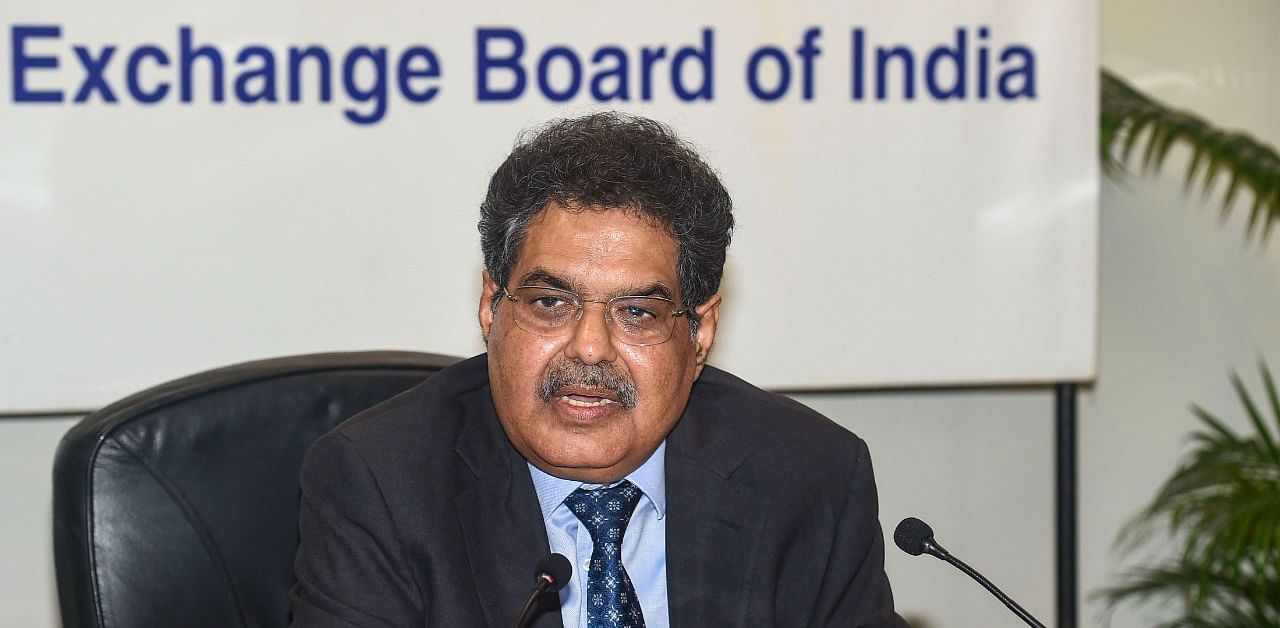 Sebi Chairman Ajay Tyagi. Credit: PTI Photo