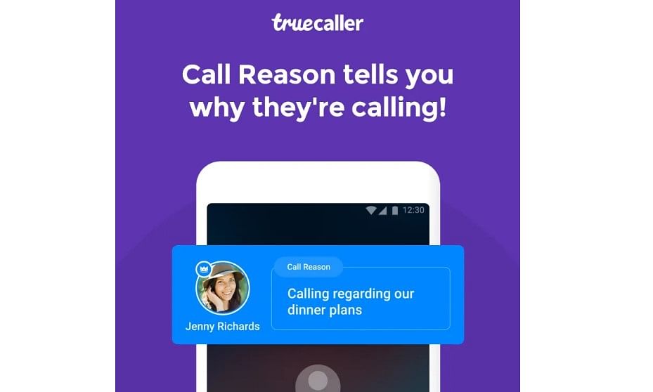 Truecaller brings new Call Reason feature. Credit: Truecaller