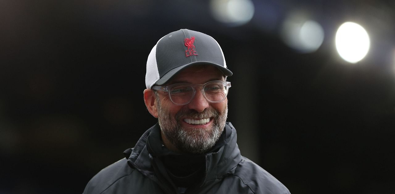 Liverpool's German manager Jurgen Klopp reacts after the English Premier League football match. Credit: AFP Photo