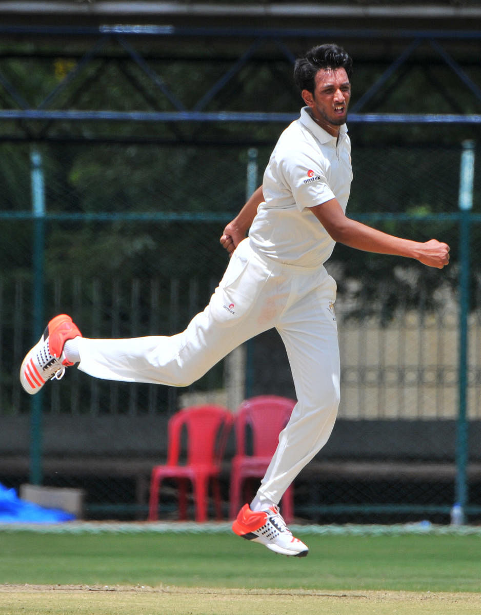 Karnataka pacer Prasidh Krishna was named in the India 'A' squad. DH PHOTO