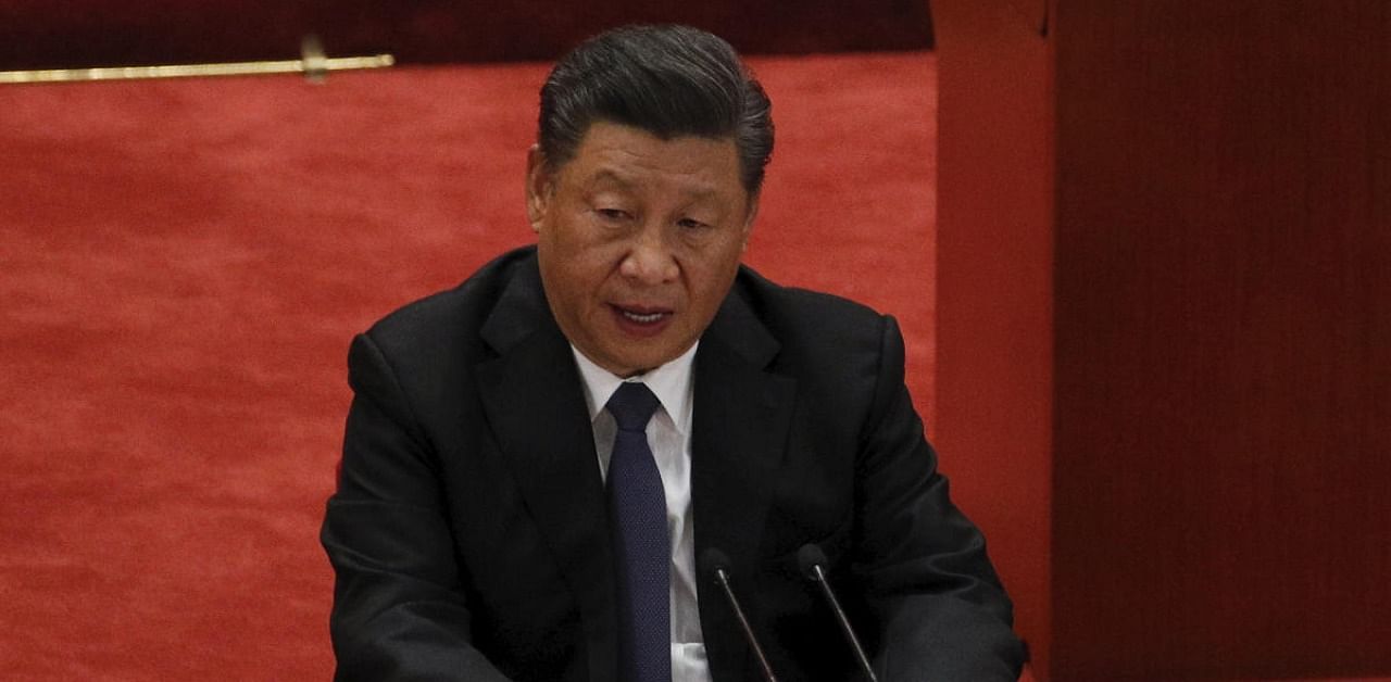 China's President Xi Jinping. Credit: AP/PTI Photo.