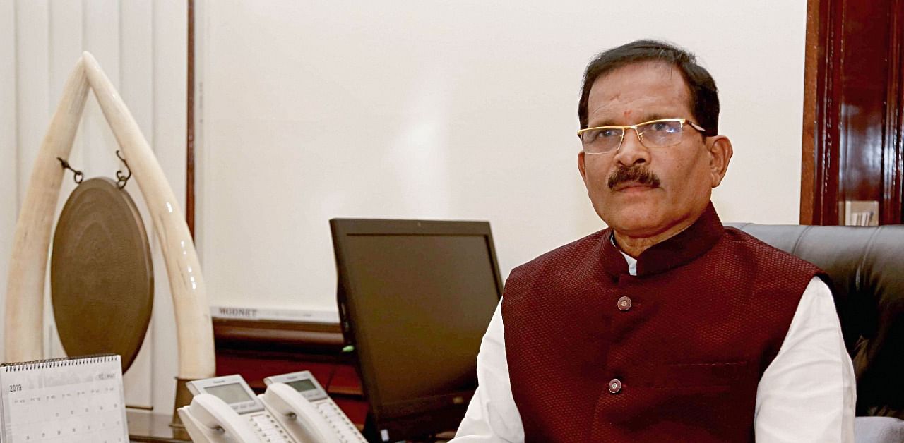 Minister of State in the Ministry of Defence Shripad Yesso Naik. Credit: PTI Photo