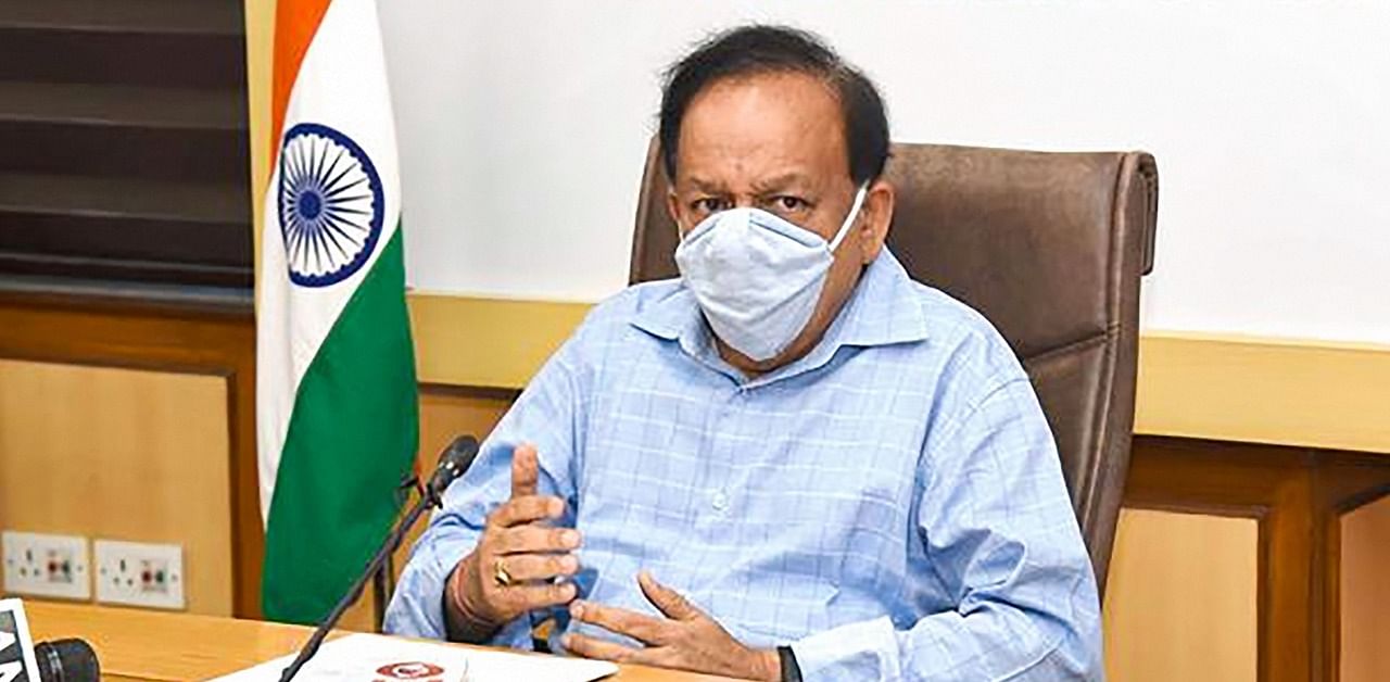 Union Minister for Health & Family Welfare, Science & Technology and Earth Sciences, Harsh Vardhan. Credit: PTI