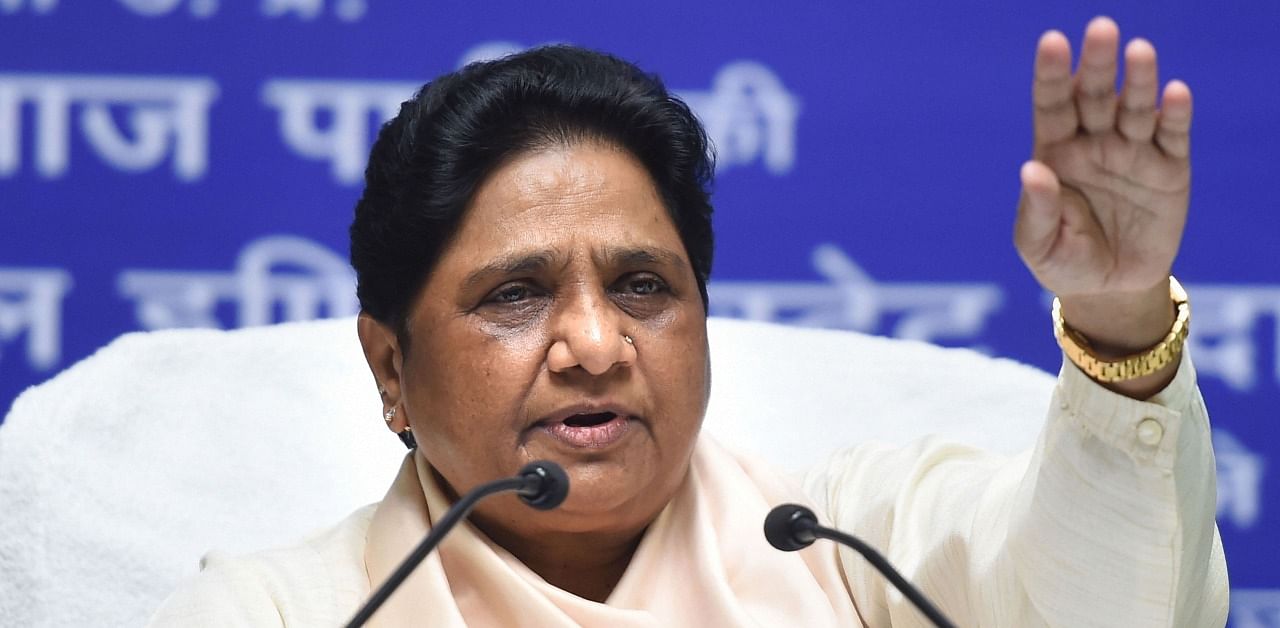 Bahujan Samaj Party (BSP) supremo Mayawati. Credit: PTI