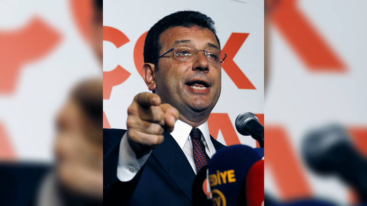 Ekrem Imamoglu candidate of the secular opposition Republican People's Party. Credits: AP Photo