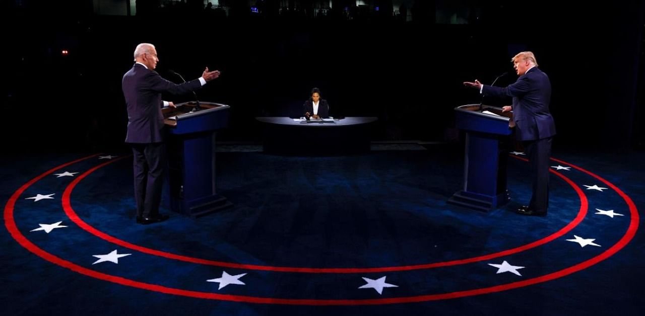 The final presidential debate. Credit: AFP Photo