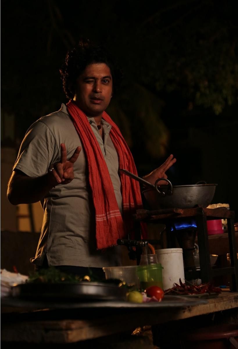 Aravinnd Iyer in 'Bheemasena Nalamaharaja'.