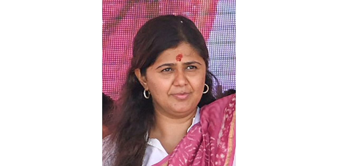 Pankaja Munde. Credit: DH File Photo