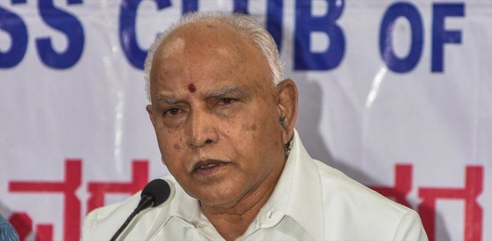 CM B S Yediyurappa. Credit: DH Photo