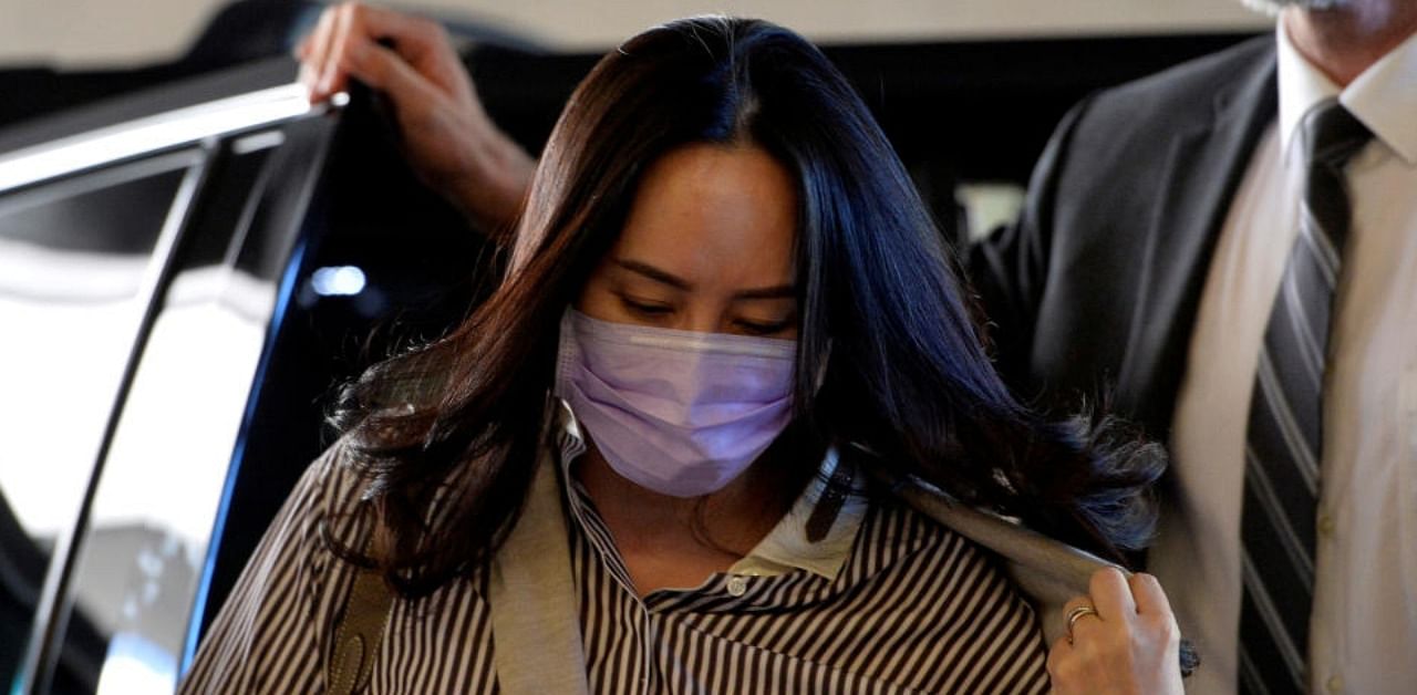 Huawei Technologies Chief Financial Officer Meng Wanzhou returns, following a lunch break, to a court hearing in Vancouver. Credit: Reuters.