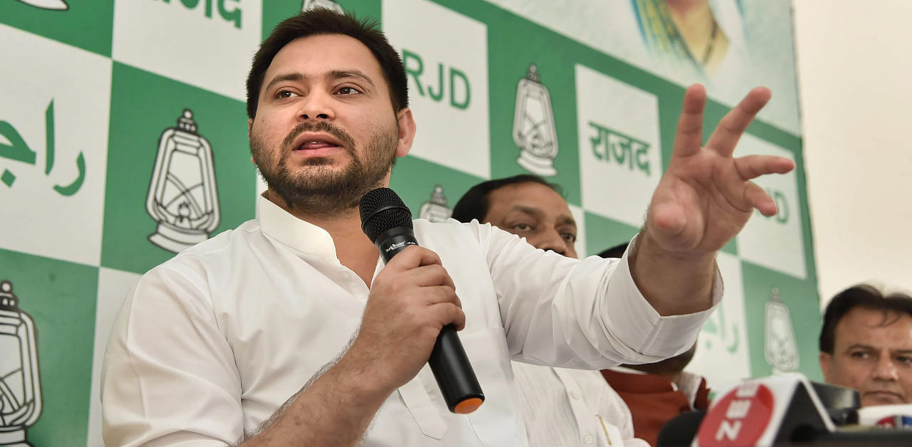 RJD chief ministerial candidate Tejashwi Yadav. Credit: PTI File Photo